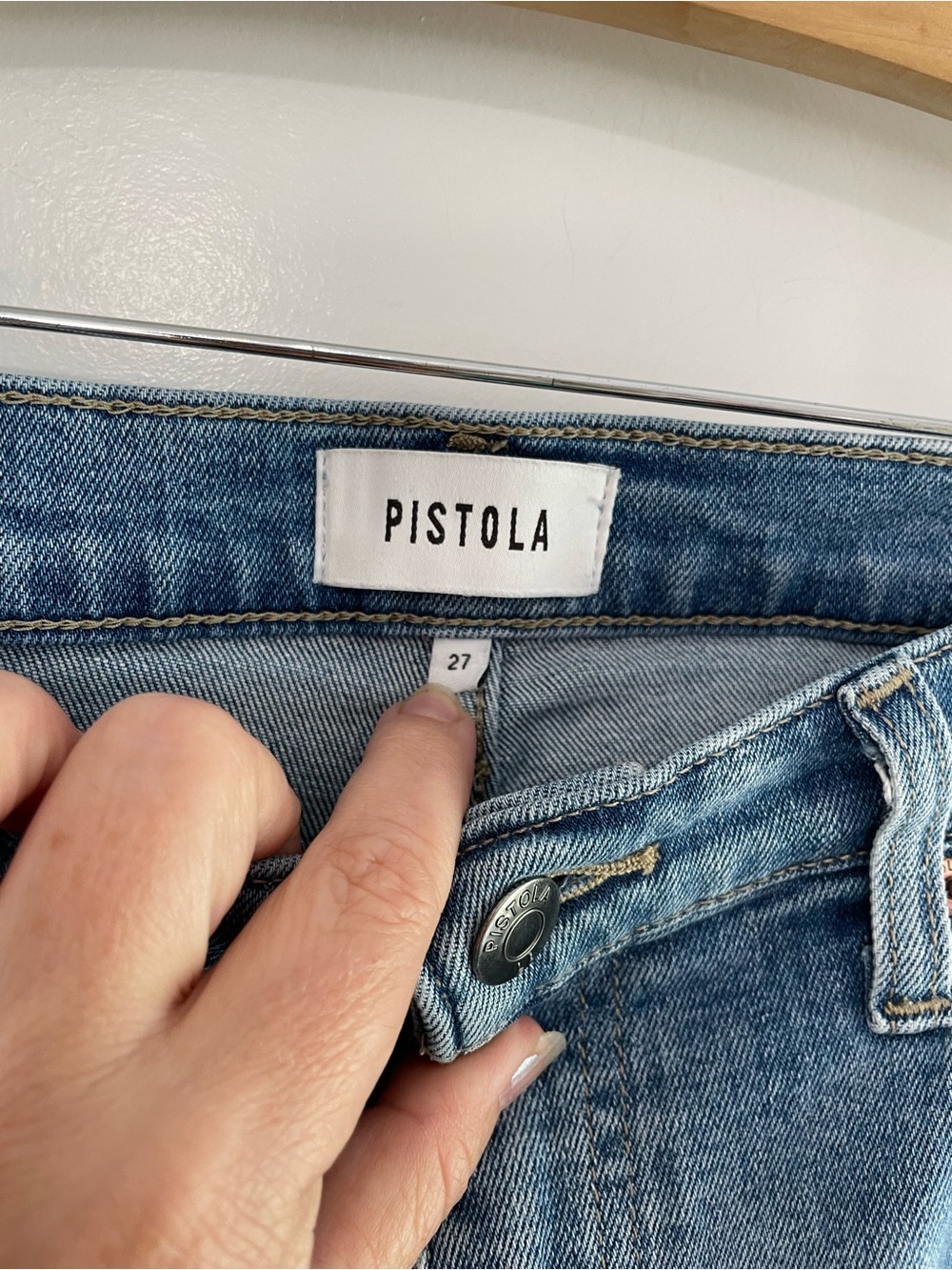 Pistola Lennon High Rise Cropped Boot Jeans Size 27 in Zuma - Picture 6 of 11